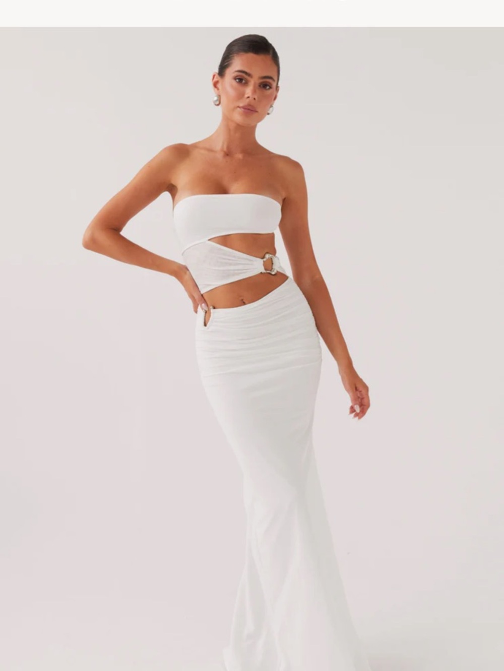 Peppermayo Into Pieces Mesh Maxi Dress